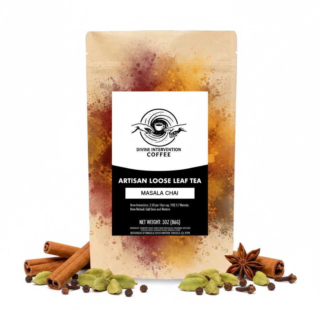 Indian Masala Chai - full-bodied, aromatic, and intense.