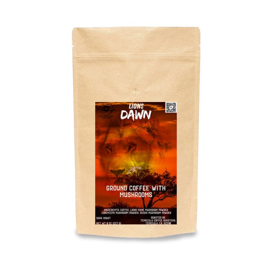 Coffee with Mushrooms Dark Roast