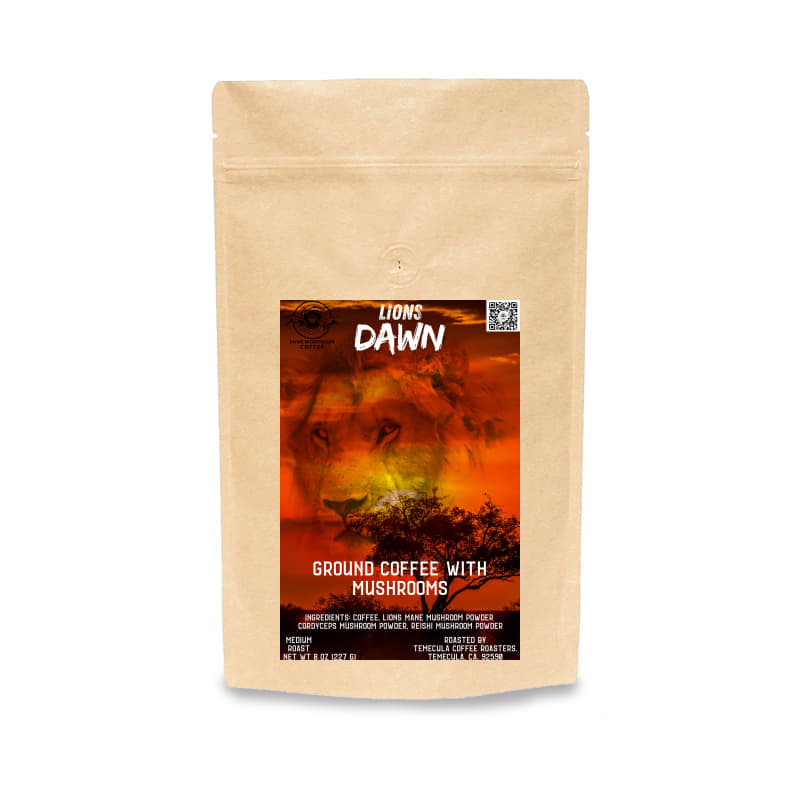 Coffee with Mushrooms Medium Roast